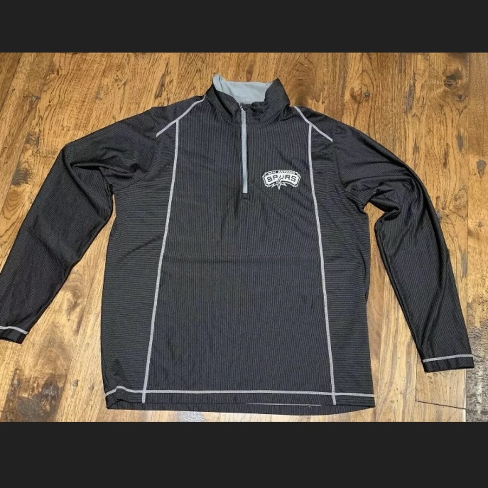 San Antonio Spurs Antigua Pullover Jacket Large L